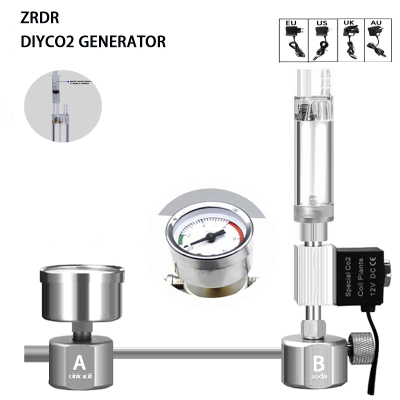 Aquarium Plant Delivery - Aquarium DIY CO2 Reactor Generator System