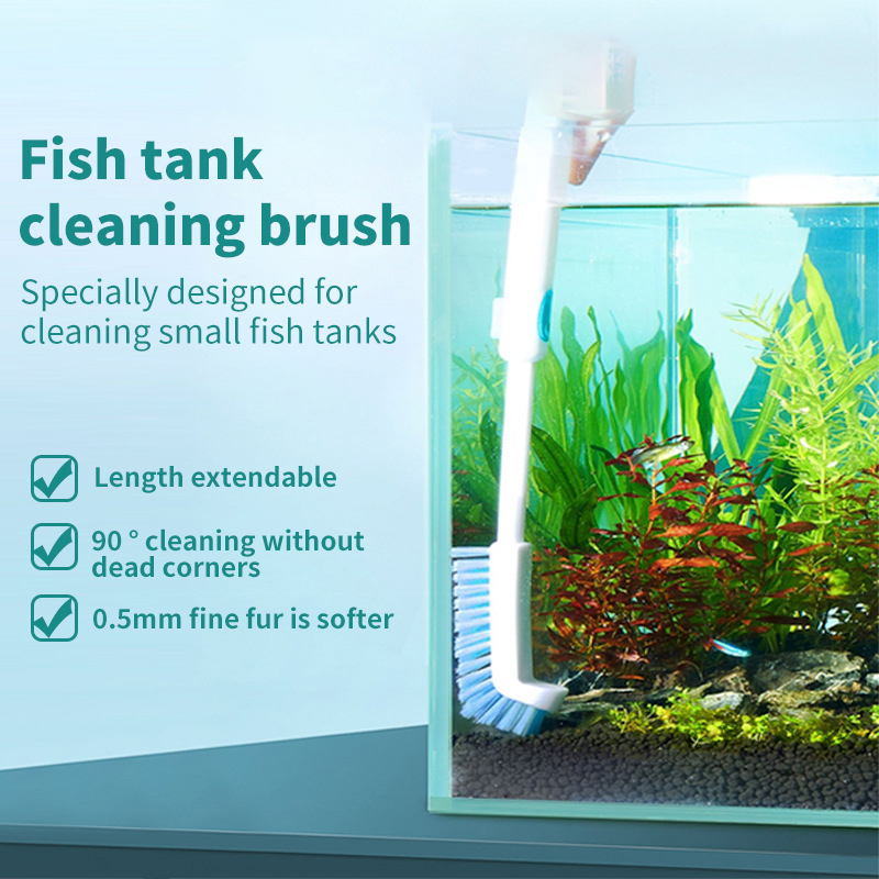 Planted Aquarium Cleaning - Scalable Aquarium Algae Cleaning Brush Nylon