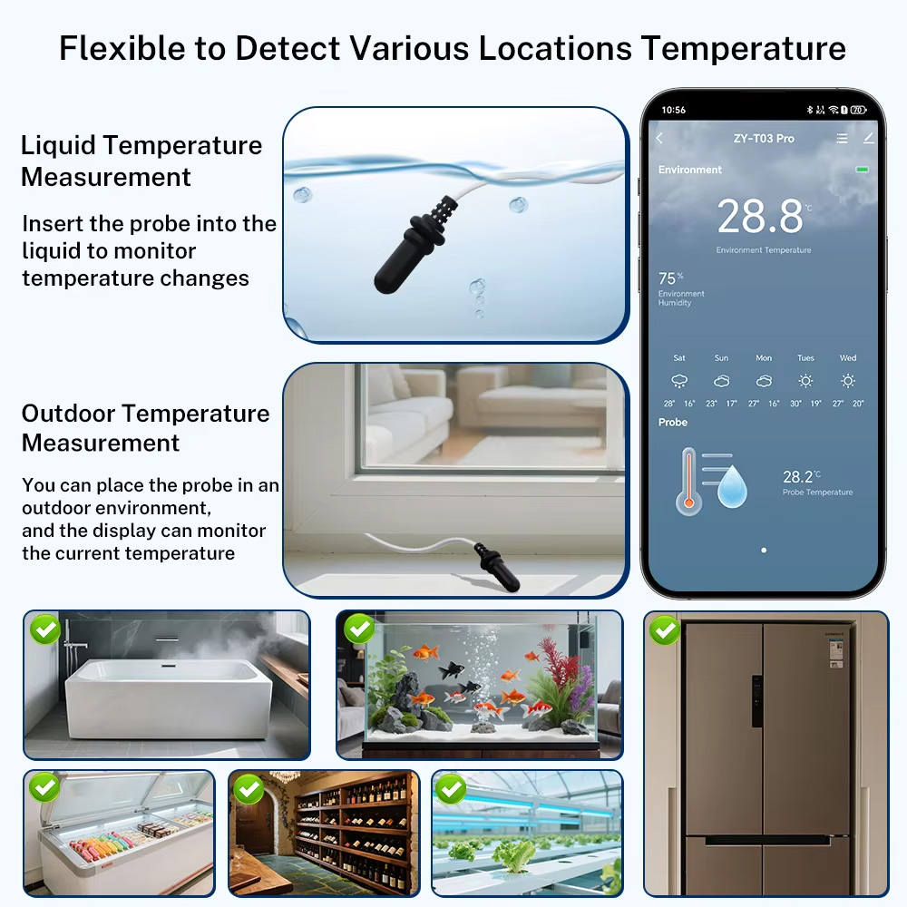 External Waterproof Probe Temp - Planted Aquarium Temperature recension och pris