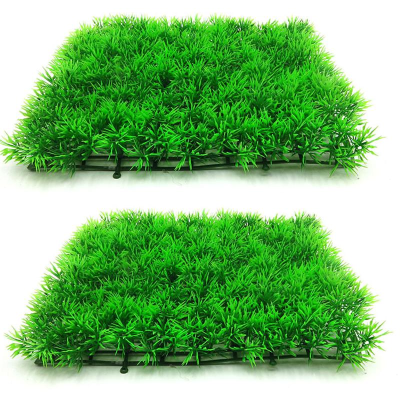 Artificial Green Grass Plant L - Planted Aquarium Materials recension och pris