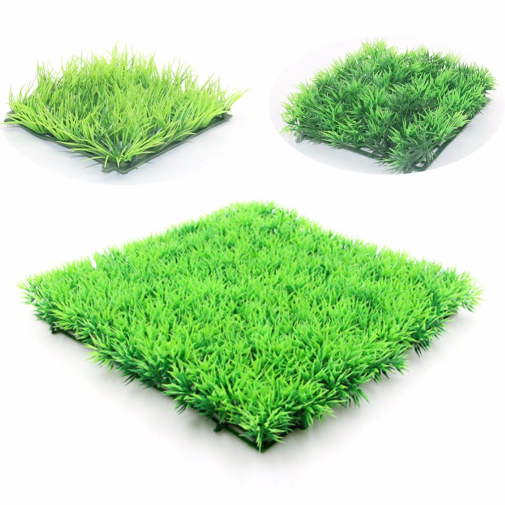 Artificial Green Grass Plant L - Planted Aquarium Materials recension och pris