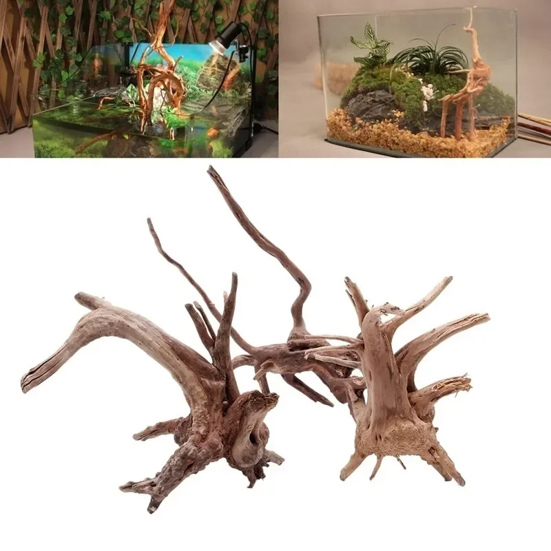 Natural Tree Trunk Driftwood A - Aquarium Planted Tree recension och pris