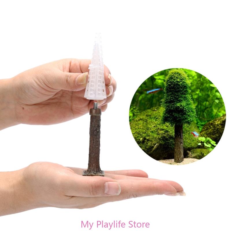 Aquarium Moss Decoration Fish  - Aquarium Planted Tree recension och pris
