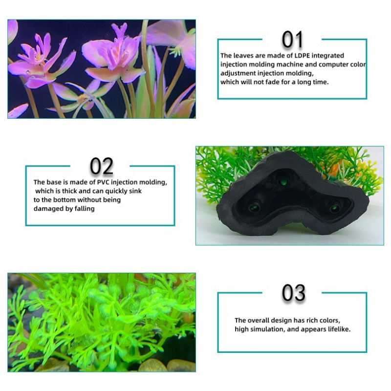 1PCS Aquarium Decor Set - Vibr - Planted Aquarium Materials recension och pris