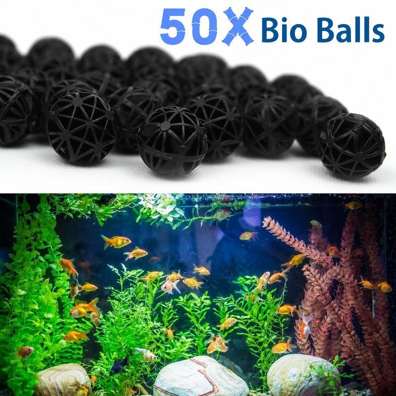 50Pcs 16mm Aquarium Bio Filter - Planted Aquarium Cleaning recension och pris