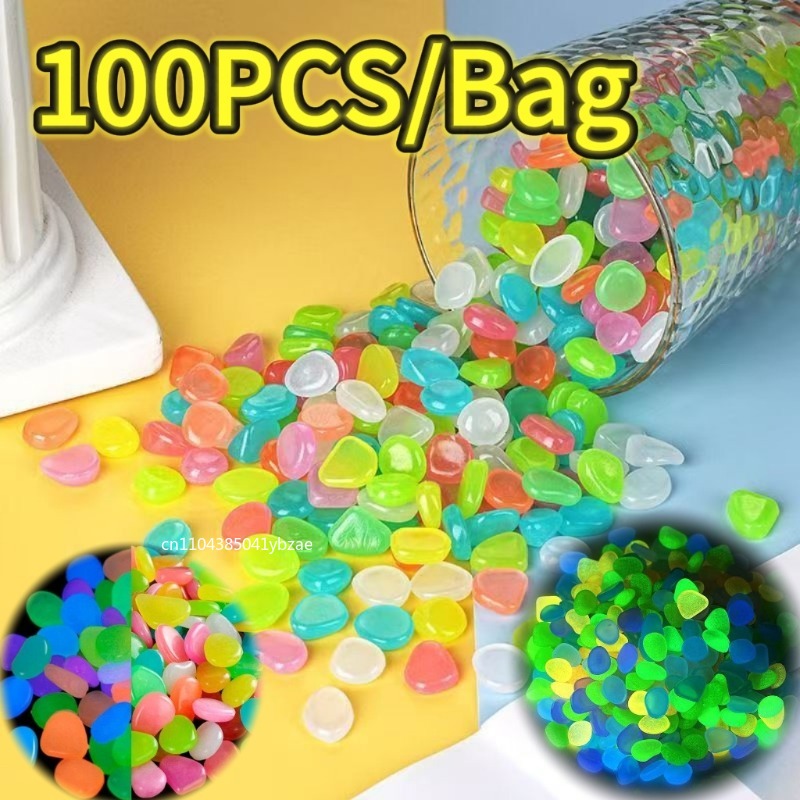 100-800pcs Glow in The Dark Pe - Aquarium Plant In Pot recension och pris