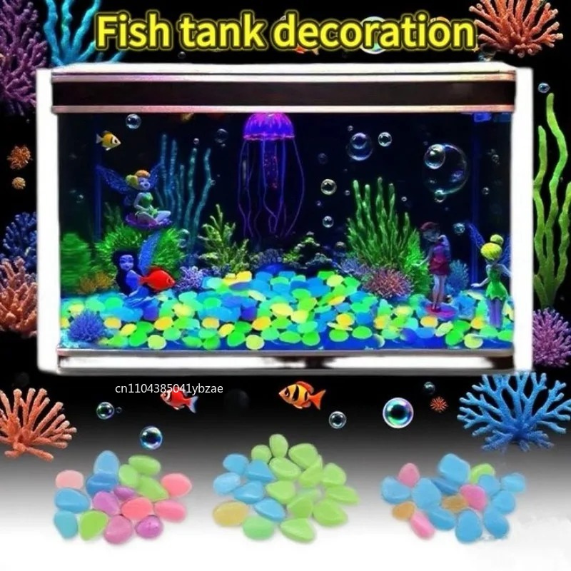 100-800pcs Glow in The Dark Pe - Aquarium Plant In Pot recension och pris