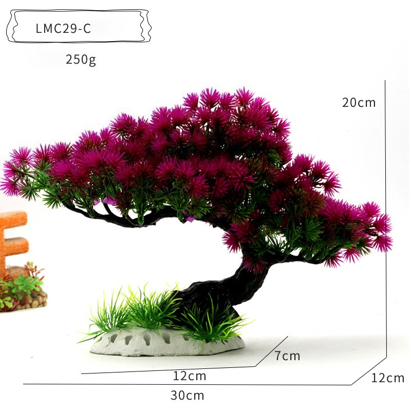 Plastic Water Plants Aquarium  - Aquarium Planted Tree recension och pris