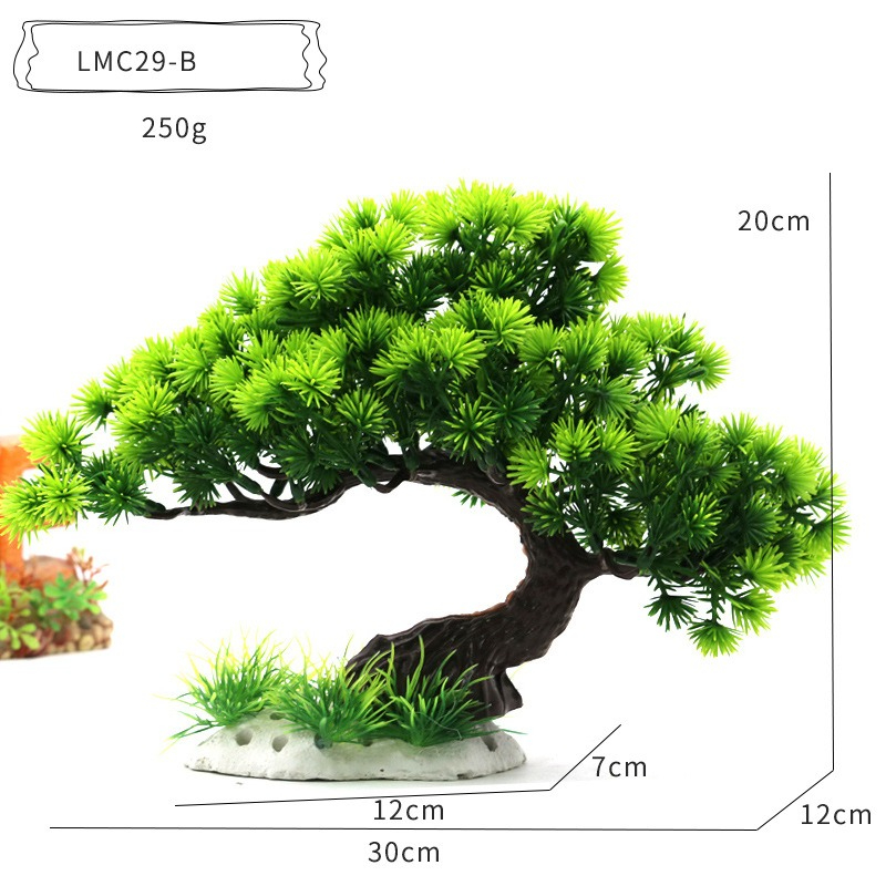 Plastic Water Plants Aquarium  - Aquarium Planted Tree recension och pris