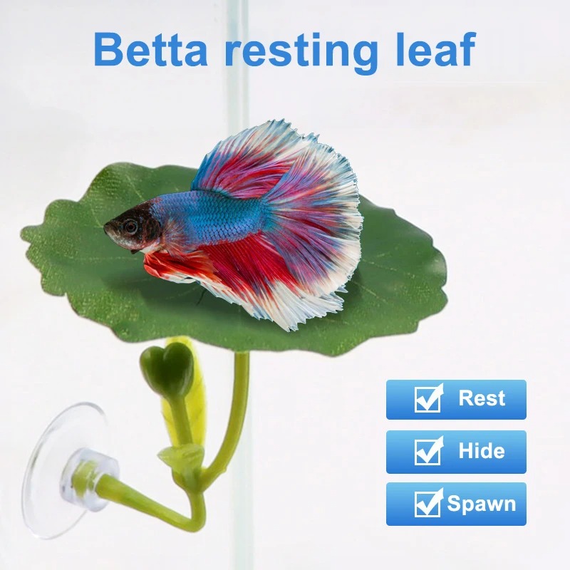 Artificial Betta Leaf Hammock  - Aquarium Planted Tree recension och pris