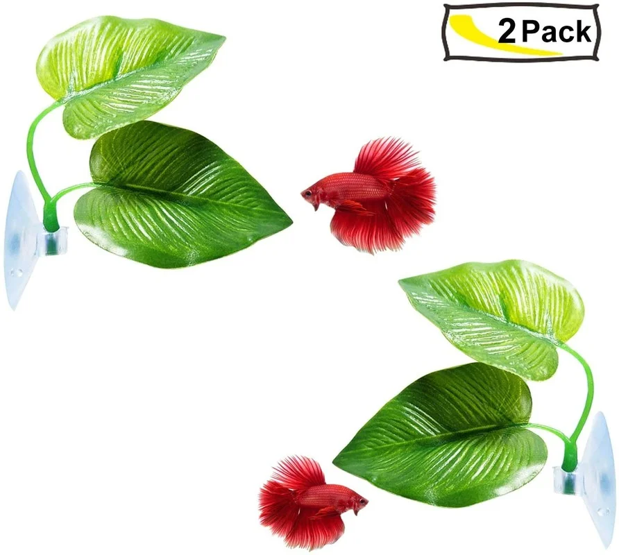 Betta Fish Leaf Hammock Simula - Aquarium Planted Tree recension och pris