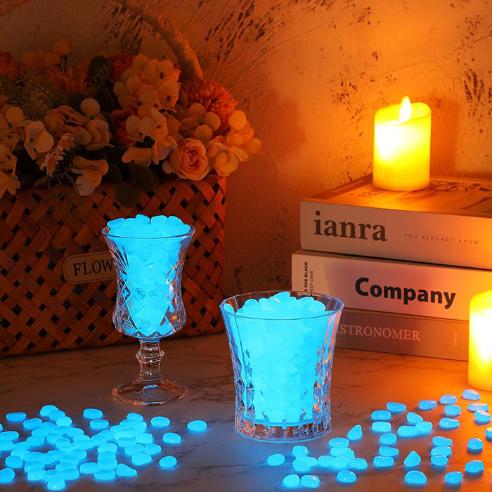 Colorful Glow In The Dark Lumi - Aquarium Plant In Pot recension och pris