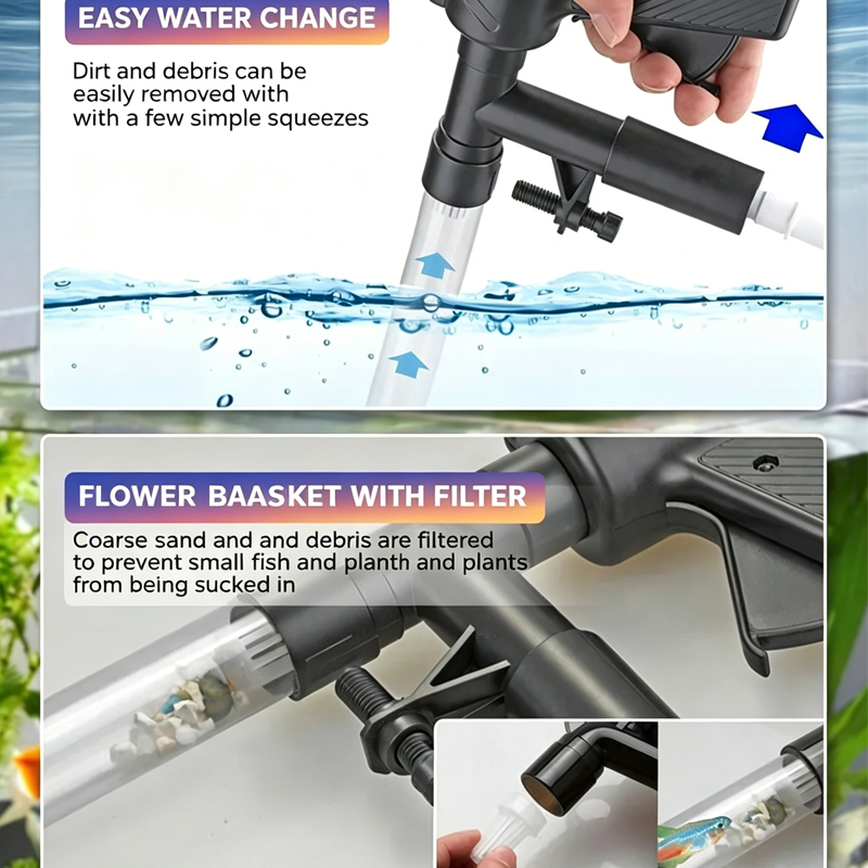 Aquarium Fish Tank Water Chang - Planted Aquarium Cleaning recension och pris