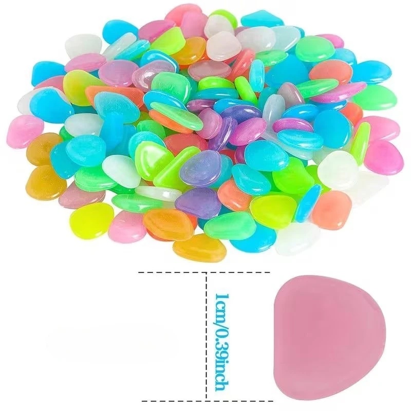 50-200pcs Glow in The Dark Peb - Aquarium Plant In Pot recension och pris