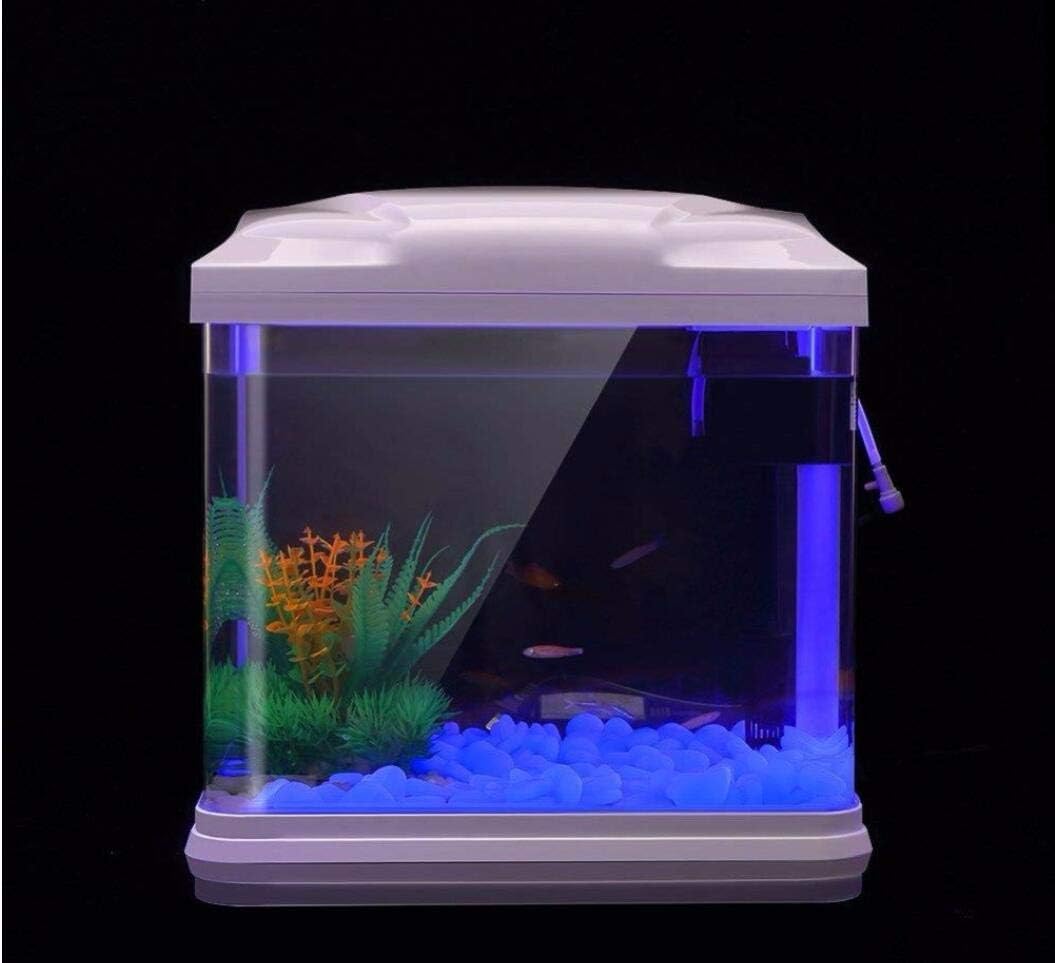 Fish Tank Rocks Glow Blue Pebb - Aquarium Plant In Pot recension och pris