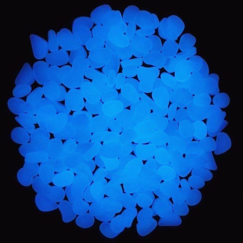 Fish Tank Rocks Glow Blue Pebb - Aquarium Plant In Pot recension och pris