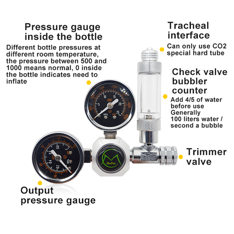 Aquarium CO2 Regulator Magneti - Aquarium Plant In Pot recension och pris