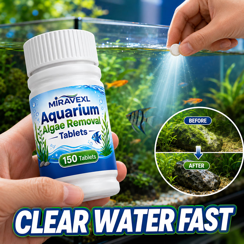 MIRAVEXL 150 Aquarium Algae Re - Aquarium Plant In Pot recension och pris