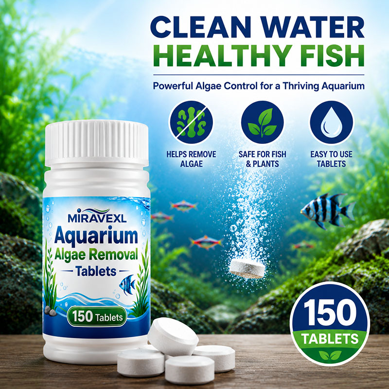 MIRAVEXL 150 Aquarium Algae Re - Aquarium Plant In Pot recension och pris