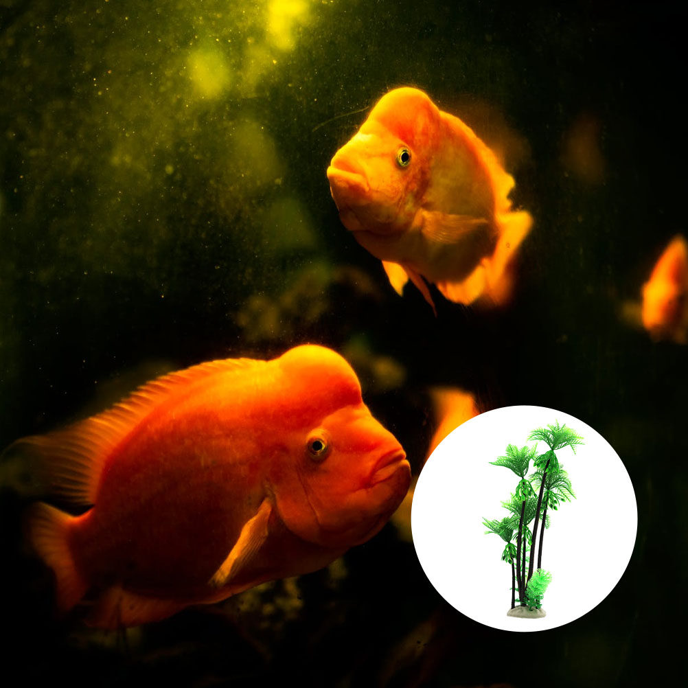 1Pcs Artificial Coconut Tree L - Aquarium Planted Tree recension och pris