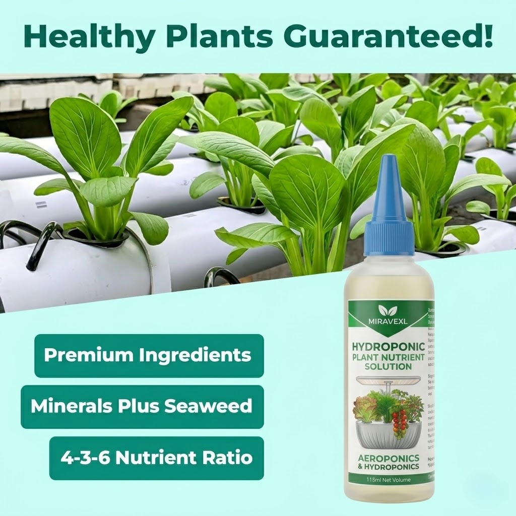 MIRAVEXL 115ml Hydroponic Liqu - Liquid Fertilizer All In recension och pris