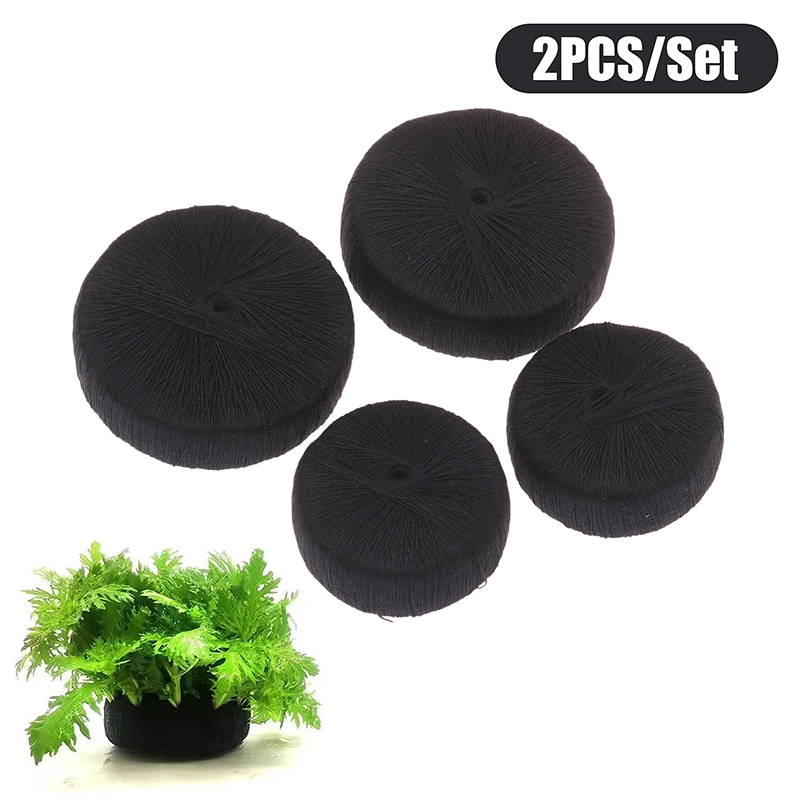 2Pcs Black Fish Tank Water Gra - Aquarium Planted Tank Substrate recension och pris