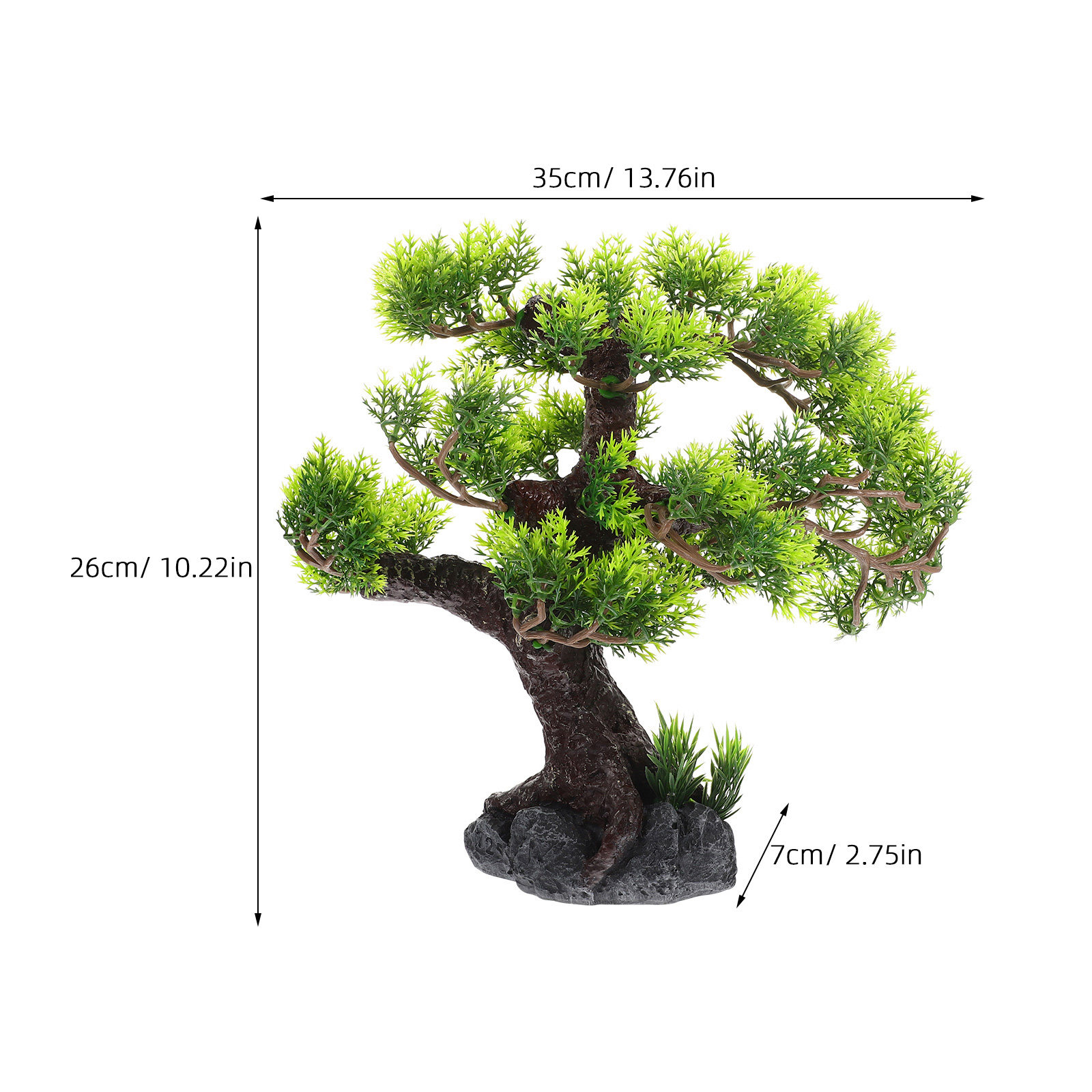 Resin Aquarium Tree Decor Simu - Aquarium Planted Tree recension och pris