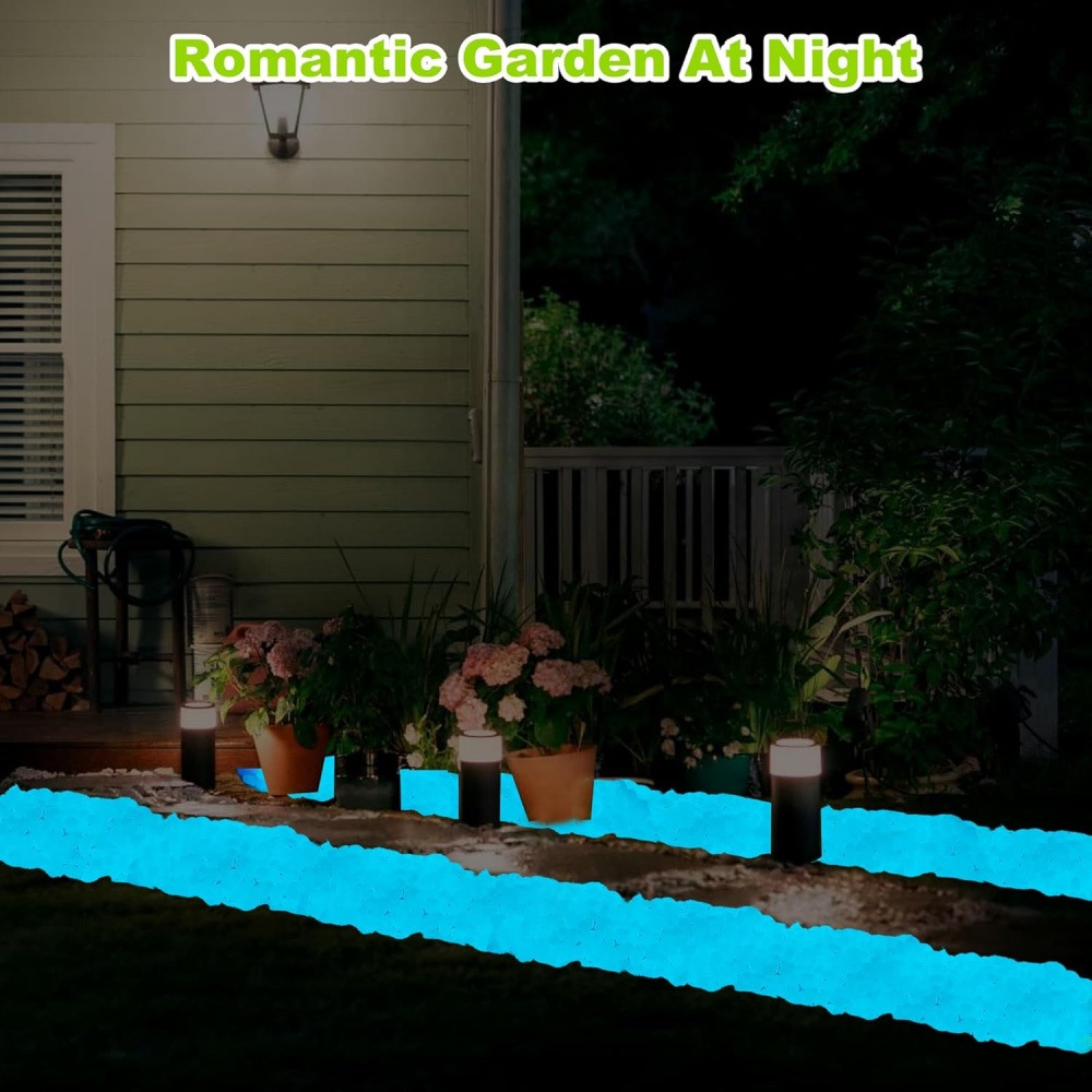 100 Pack Glow in The Dark Ston - Planted Aquarium Materials recension och pris