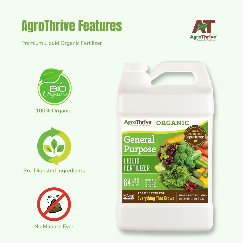 AgroThrive All Purpose Organic - Liquid Fertilizer All In recension och pris