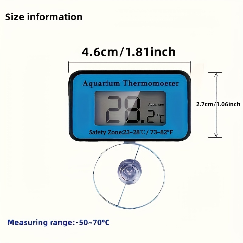LCD Digital Aquarium Thermomet - Planted Aquarium Temperature recension och pris