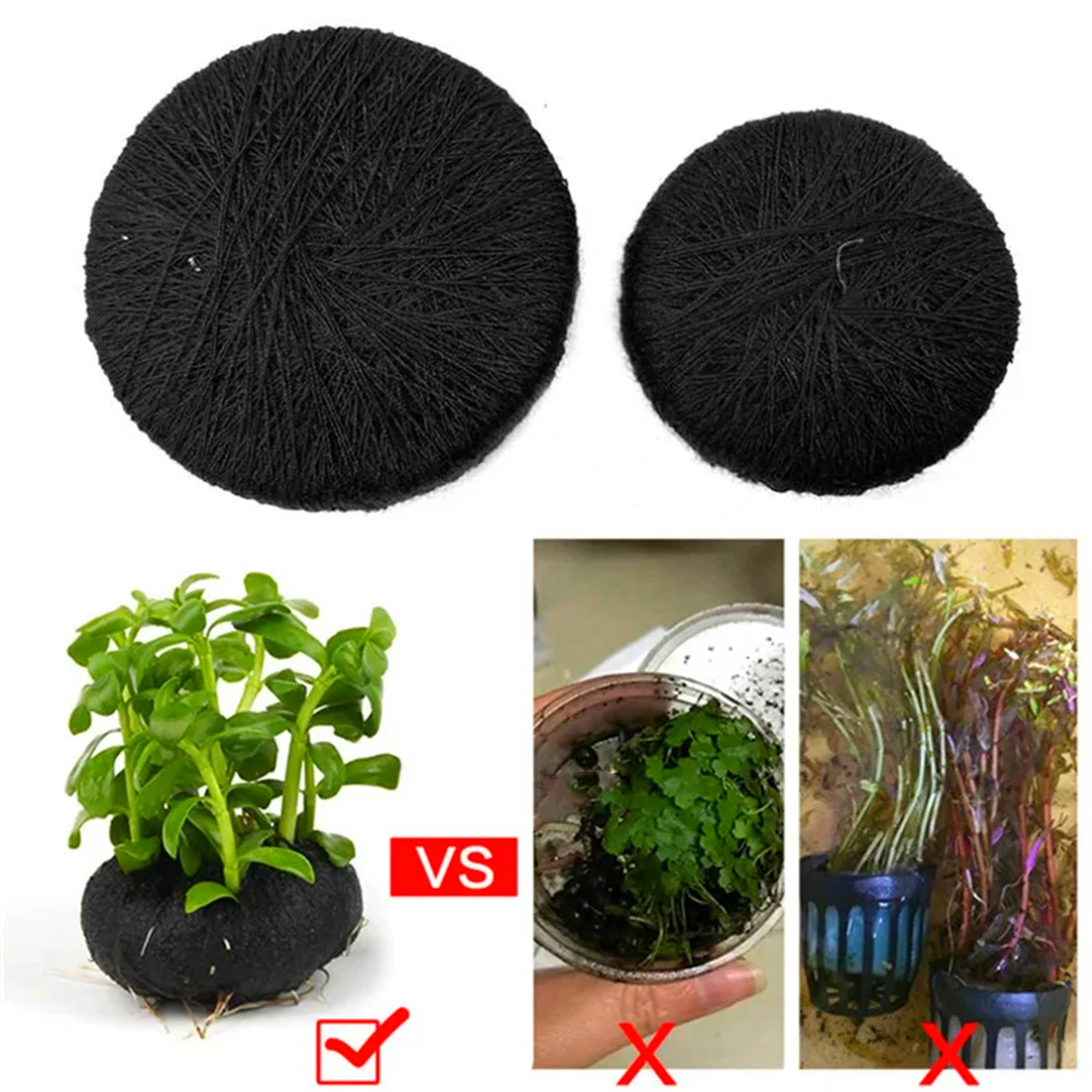 5Pcs Black Fish Tank Water Gra - Aquarium Planted Tank Substrate recension och pris