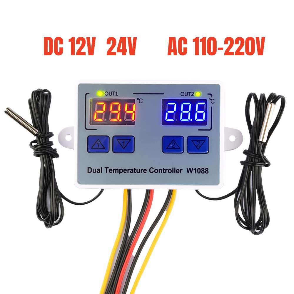W1088 Dual LED Digital Tempera - Planted Aquarium Temperature recension och pris