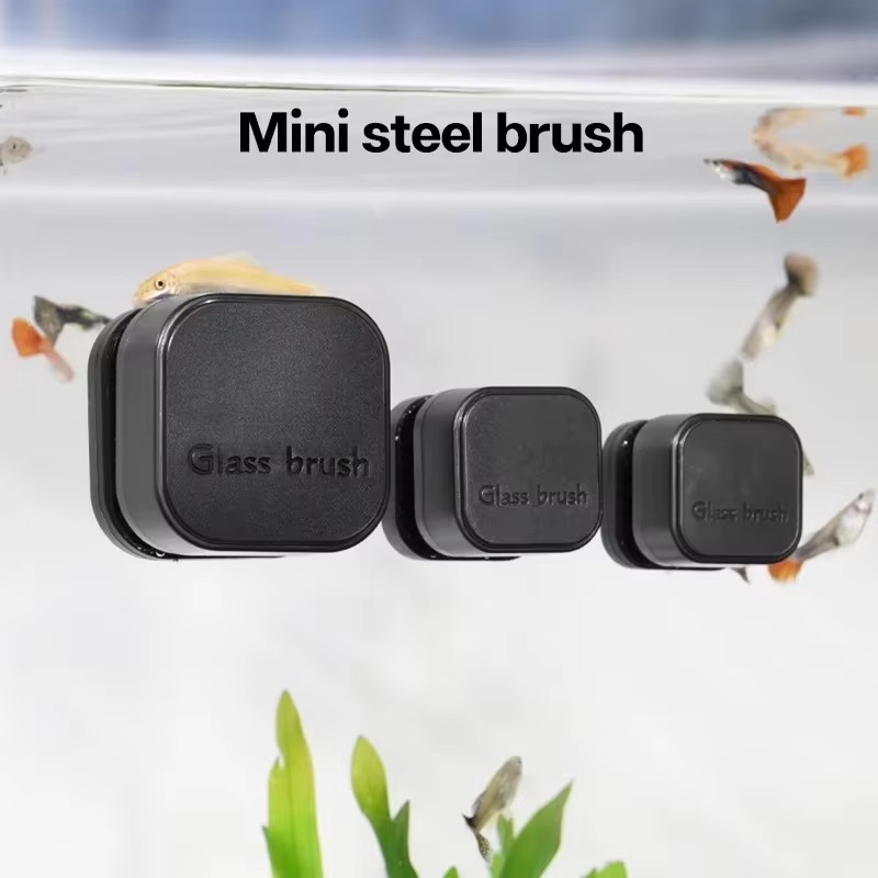 Mini square magnetic brush, st - Planted Aquarium Cleaning recension och pris